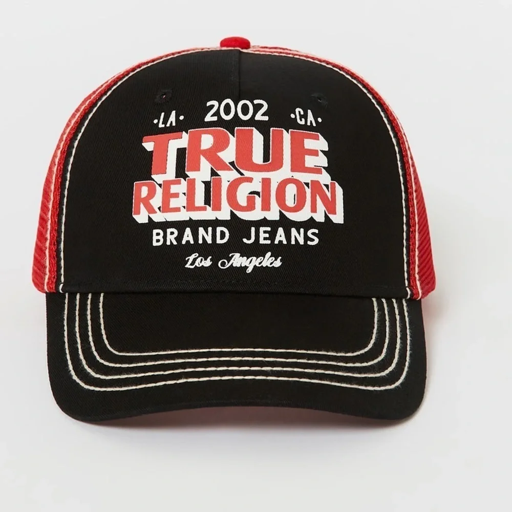True Religion Trucker Logo Adjustable Cap